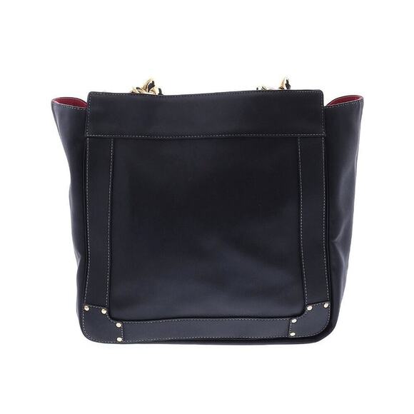 Chloe Eden Shoulder Bag Tote Black Calf leather Gold hardware Lambskin NWT - Picture 9 of 12